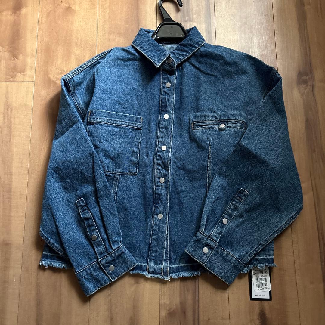 新品　aga 定価¥1万8000円　カットオフデニムジャケット　スコットクラブ