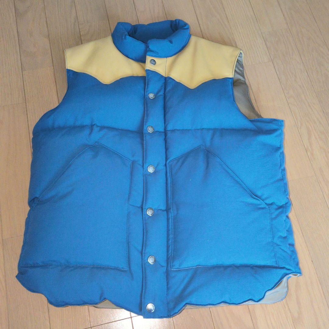 シュガーケーン　レザーヨークダウンベスト