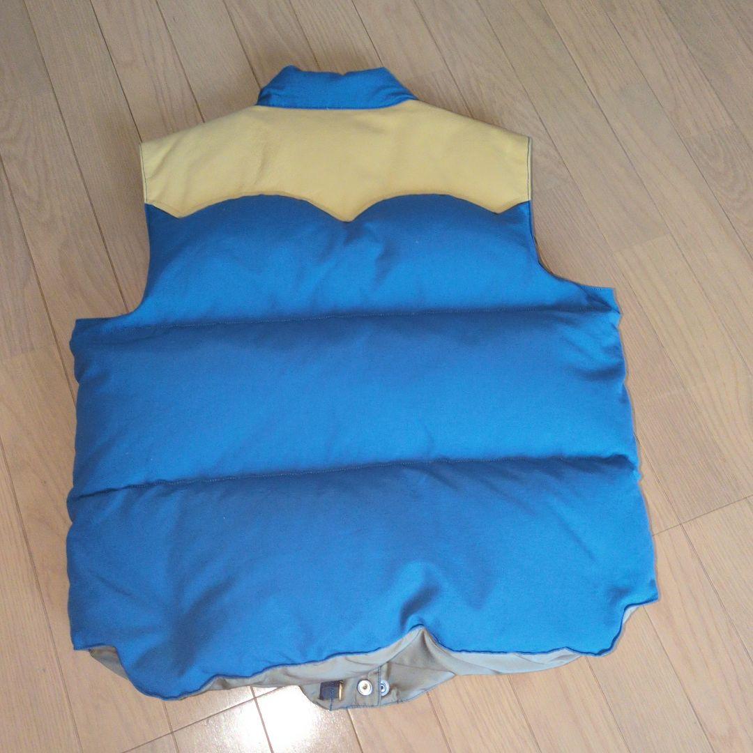 シュガーケーン　レザーヨークダウンベスト