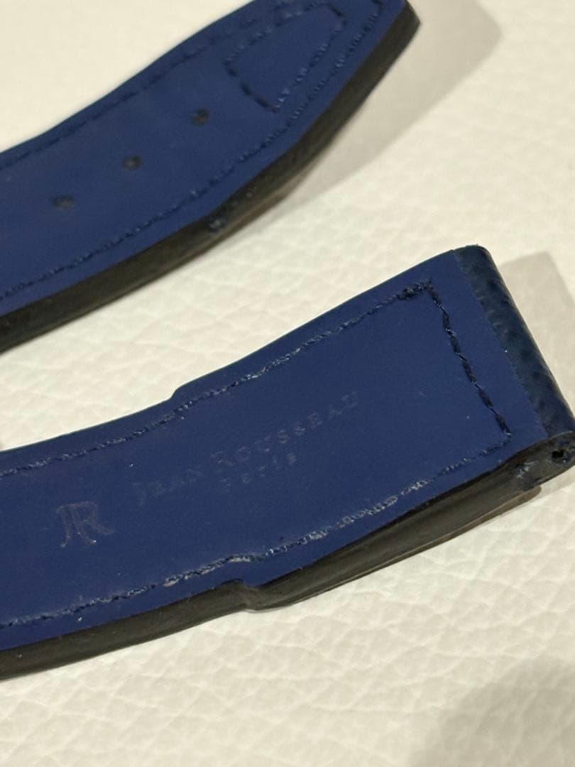 美品 ジャン・ルソー 時計ベルト IWC パイロット用 20-18mm ネイビー