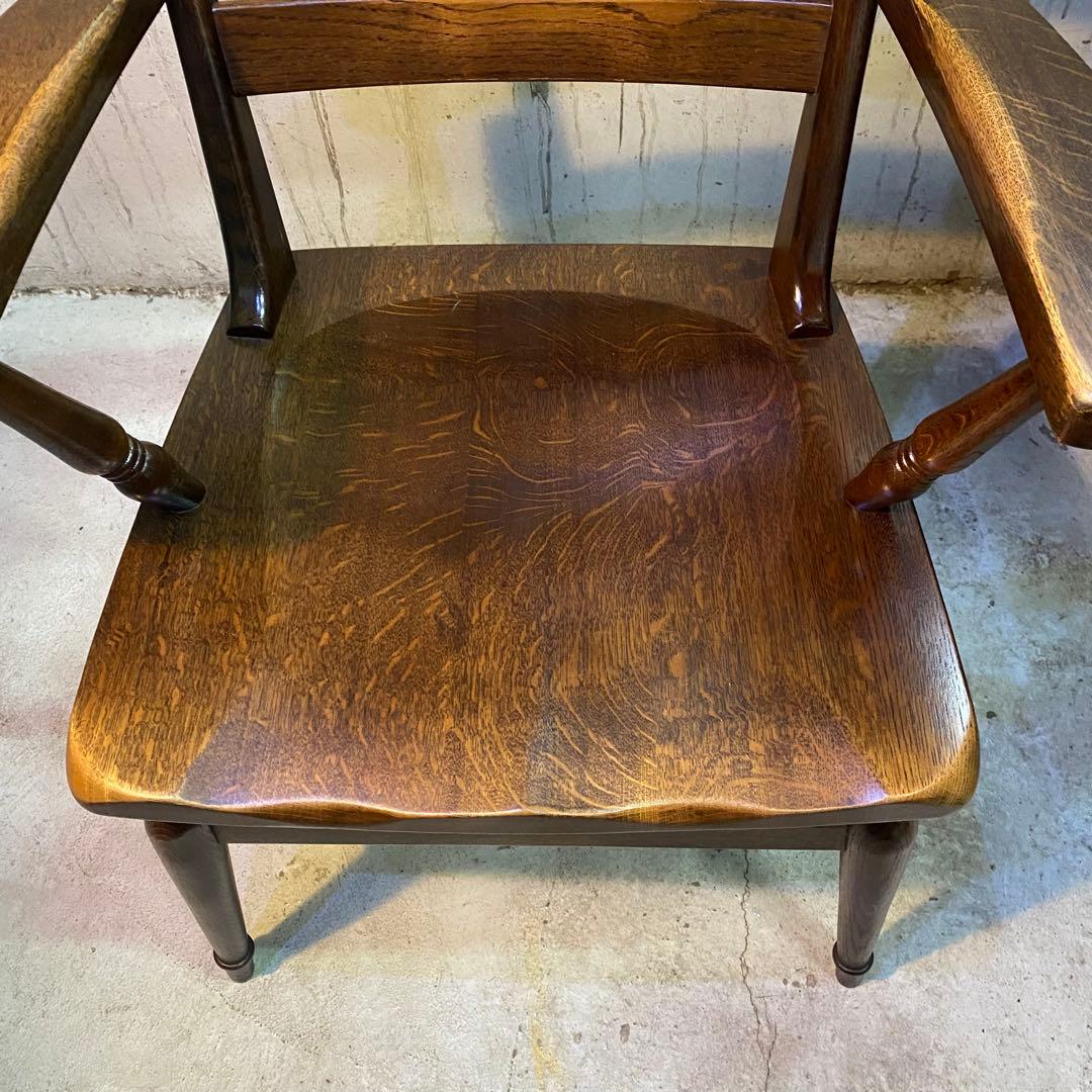 【美品】柏木工 ダイニング アーム　チェア WILDERNESS ウィルダネス③