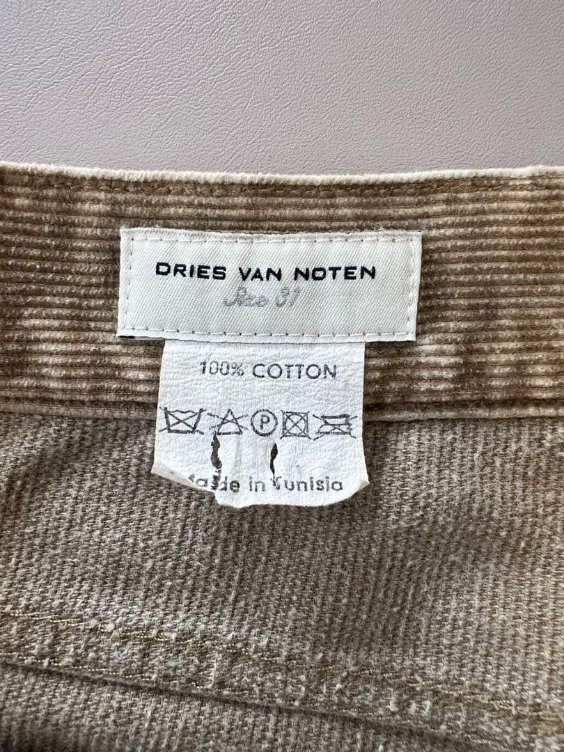 DRIES VAN NOTENコーデュロイパンツ