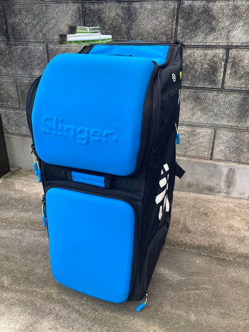 Slinger スリンガーバック 硬式テニス球出し機 予備バッテリー付き