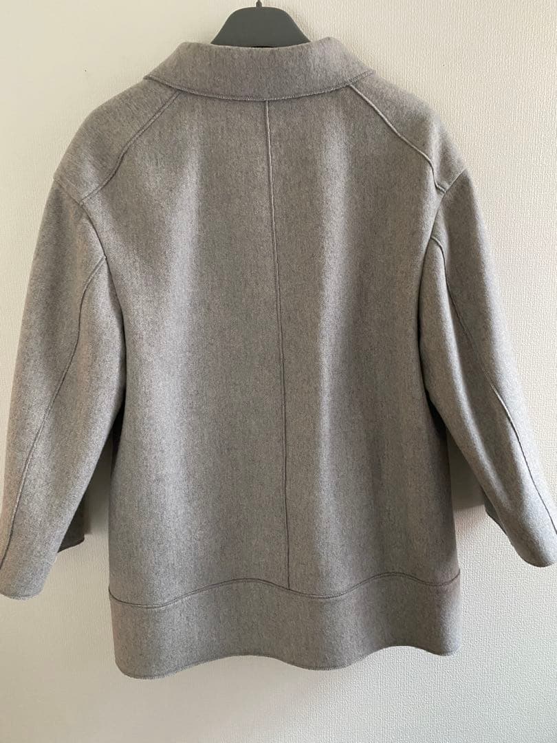 PRADA グレー ウールコート