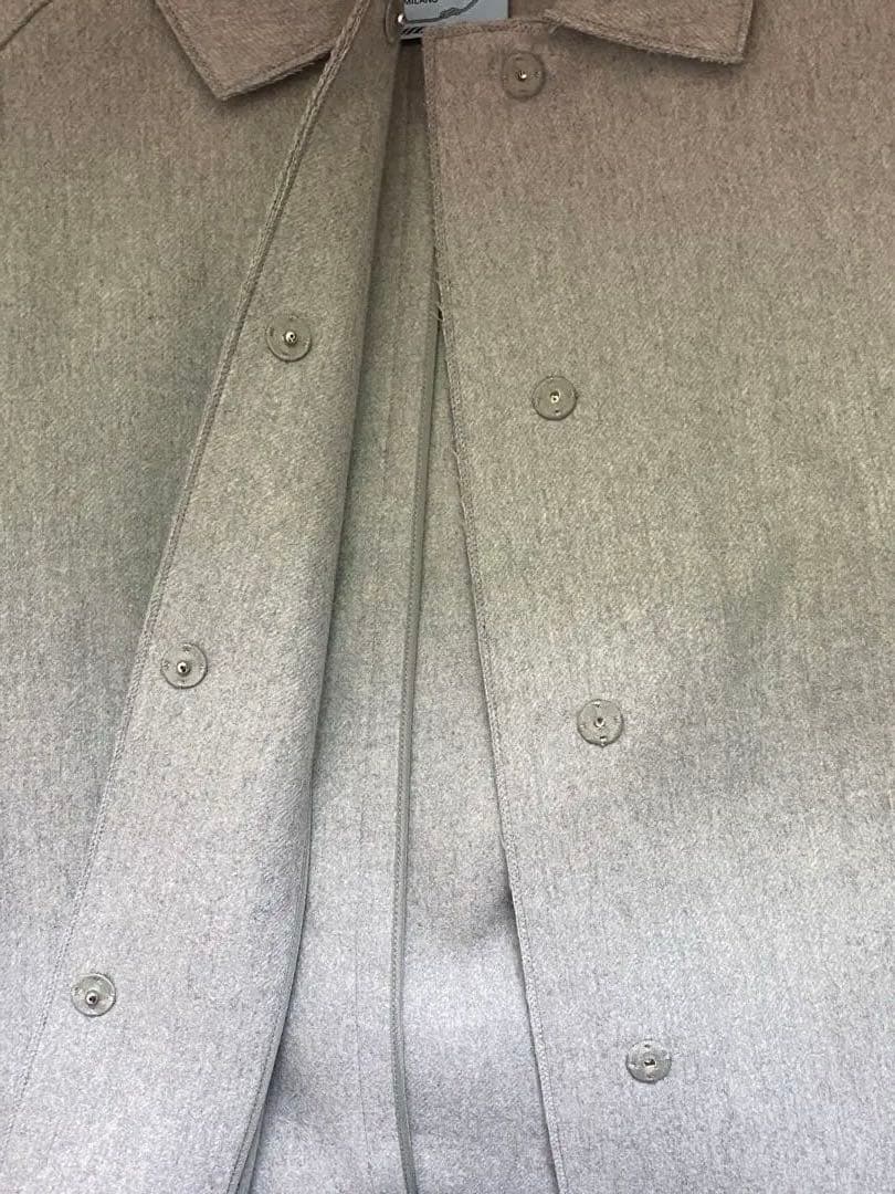 PRADA グレー ウールコート