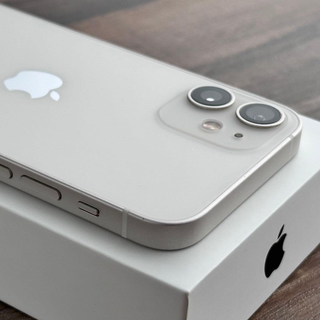 【上美品☆大容量‼︎】iPhone12mini 本体 White 256GB