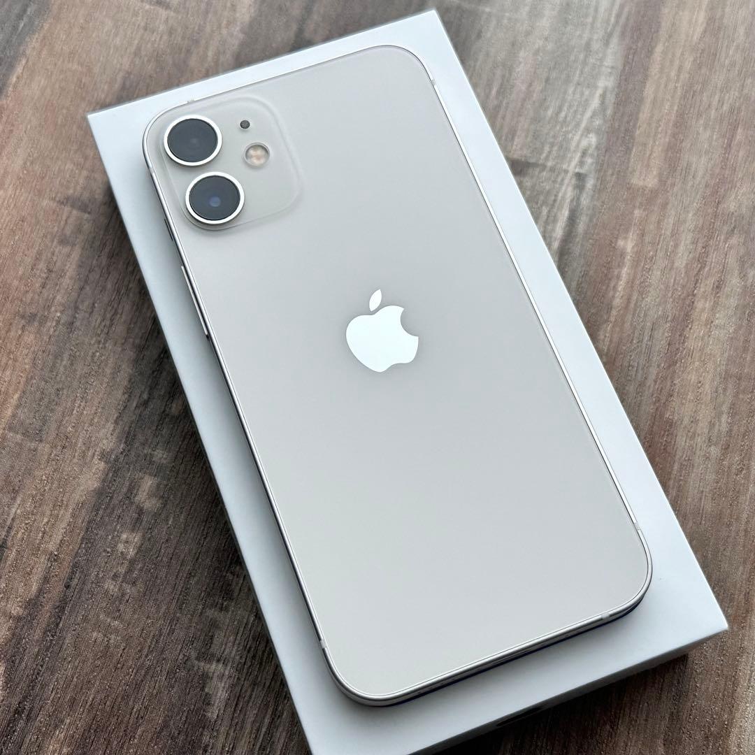【上美品☆大容量‼︎】iPhone12mini 本体 White 256GB