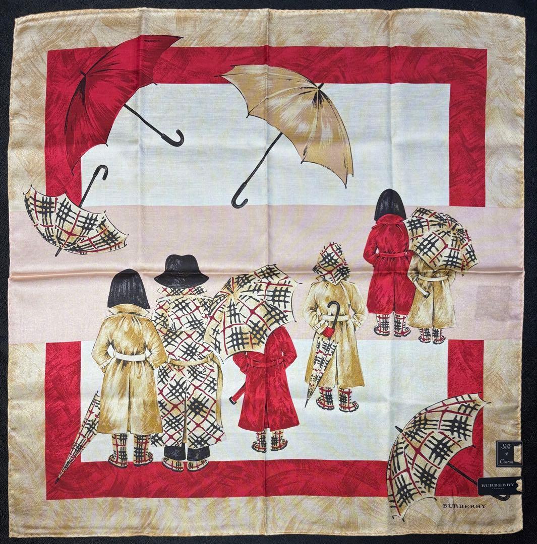 新品タグ付き　BURBERRY 人気ハンカチ