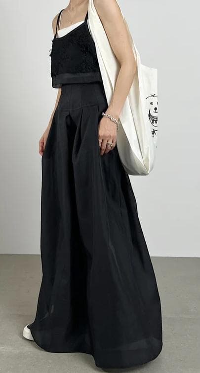 【CHIEKO+】jacquard bustierビスチェ　サイズ３８