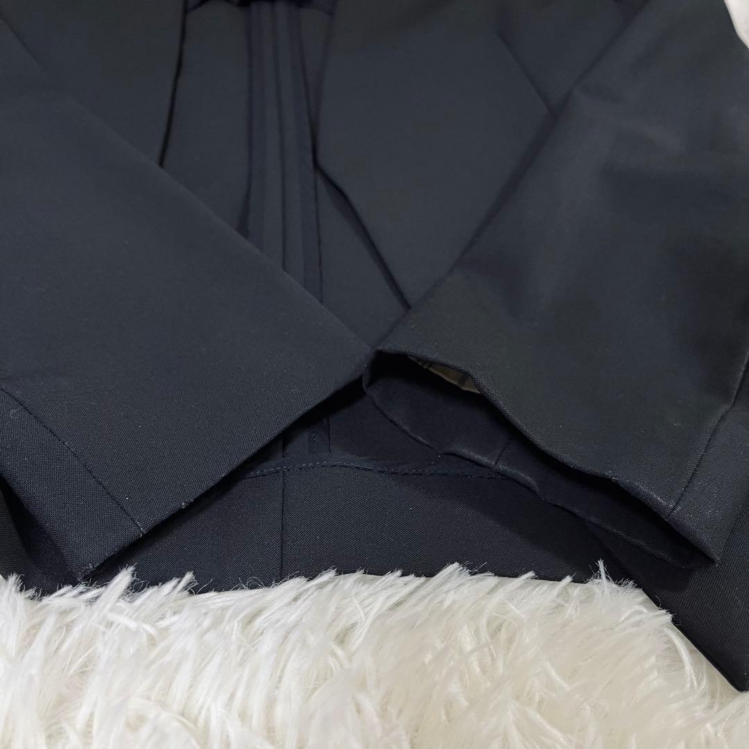 セオリー セットアップ LANAI ノーカラージャケット スカート 黒 0 2