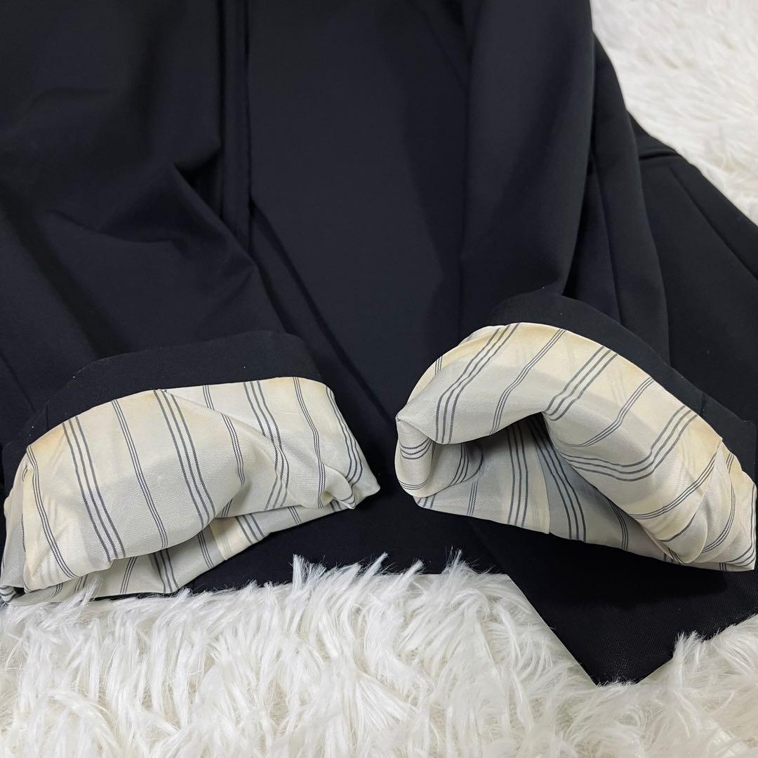 セオリー セットアップ LANAI ノーカラージャケット スカート 黒 0 2