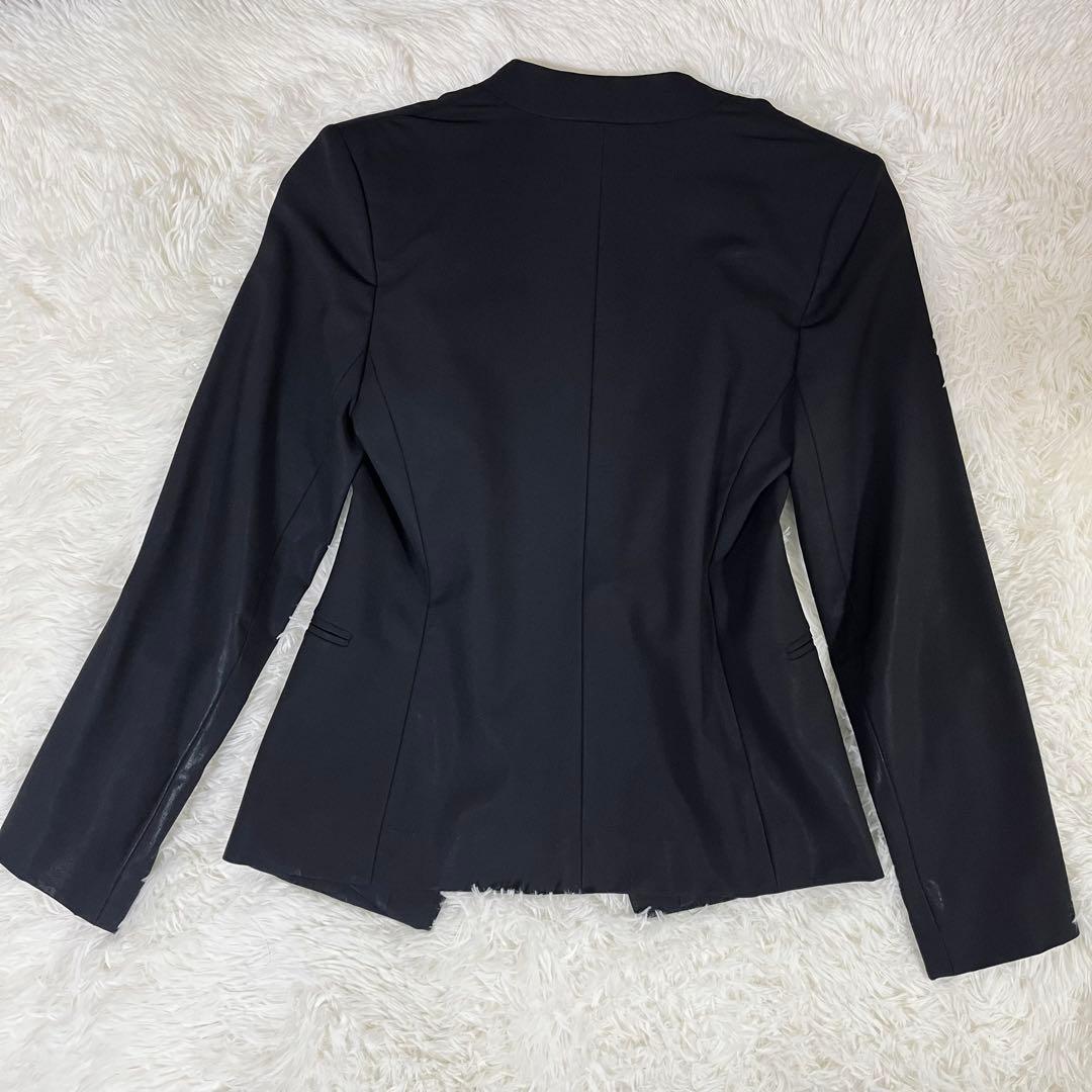 セオリー セットアップ LANAI ノーカラージャケット スカート 黒 0 2