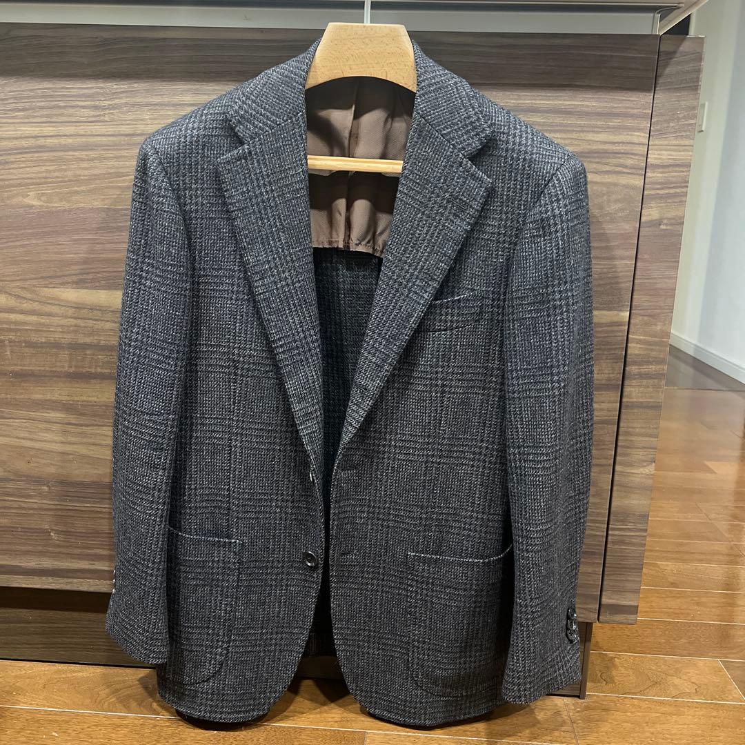 RING JACKET ジャケット グレー　ツイード