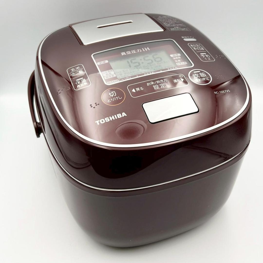 未使用 TOSHIBA 真空圧力IHジャー 炊飯器 5.5合炊き合わせ炊き