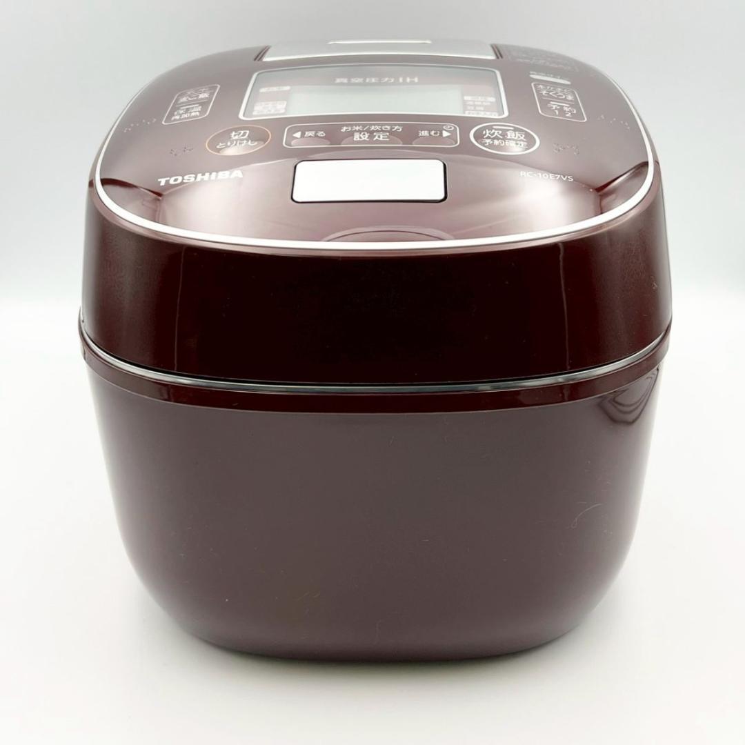 未使用 TOSHIBA 真空圧力IHジャー 炊飯器 5.5合炊き合わせ炊き