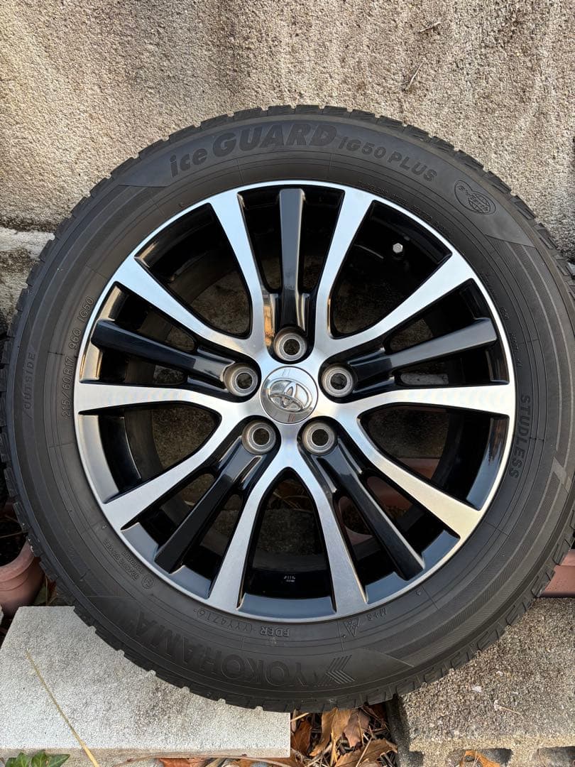エスティマ 純正アルミ スタッドレス ice GUARD 215/60R17