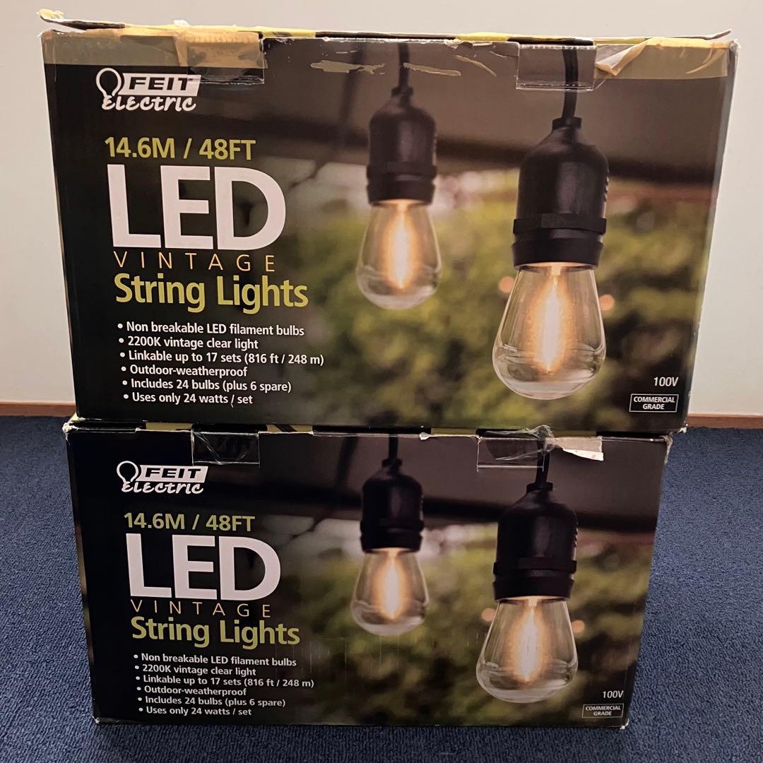 ２個セット FEIT LEDストリングライト コストコ