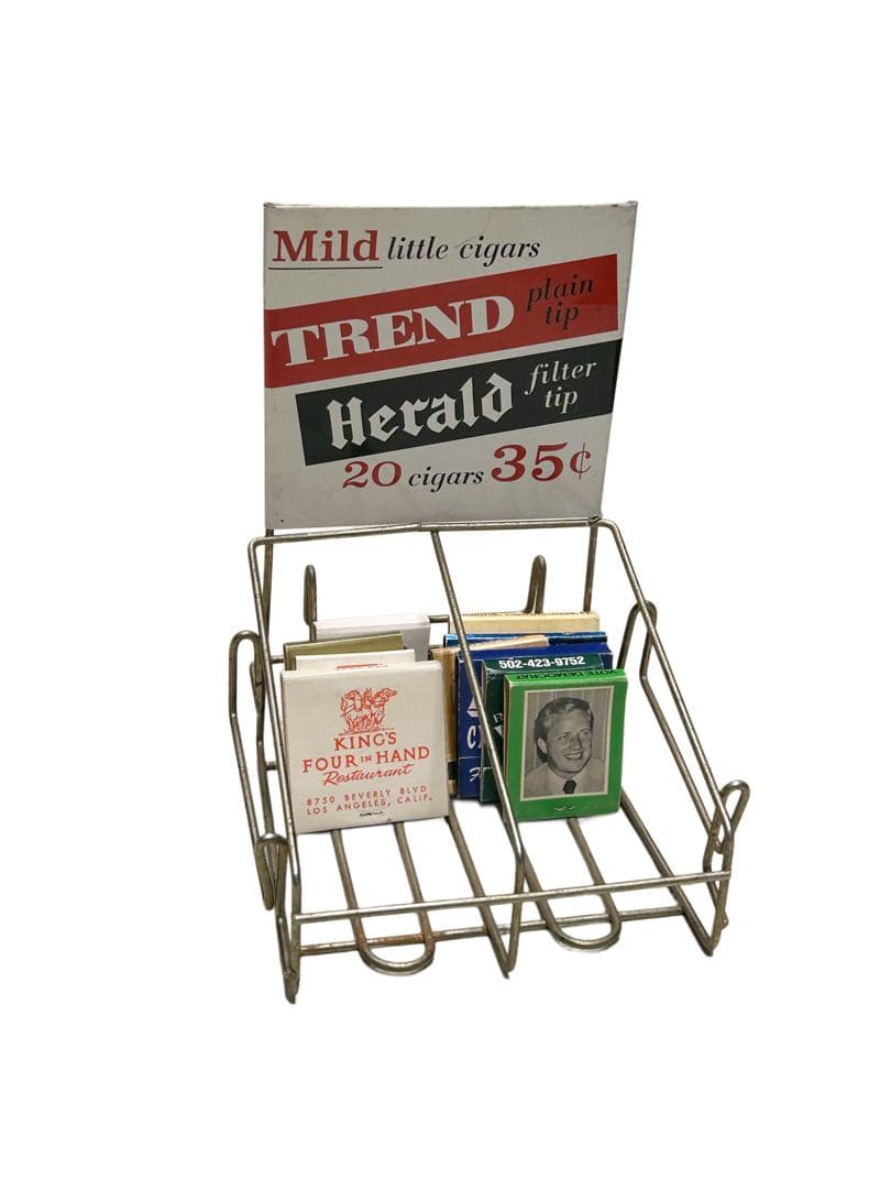 50s ビンテージ TREND シガレット 陳列棚 卓上 店舗什器 ディスプレイ