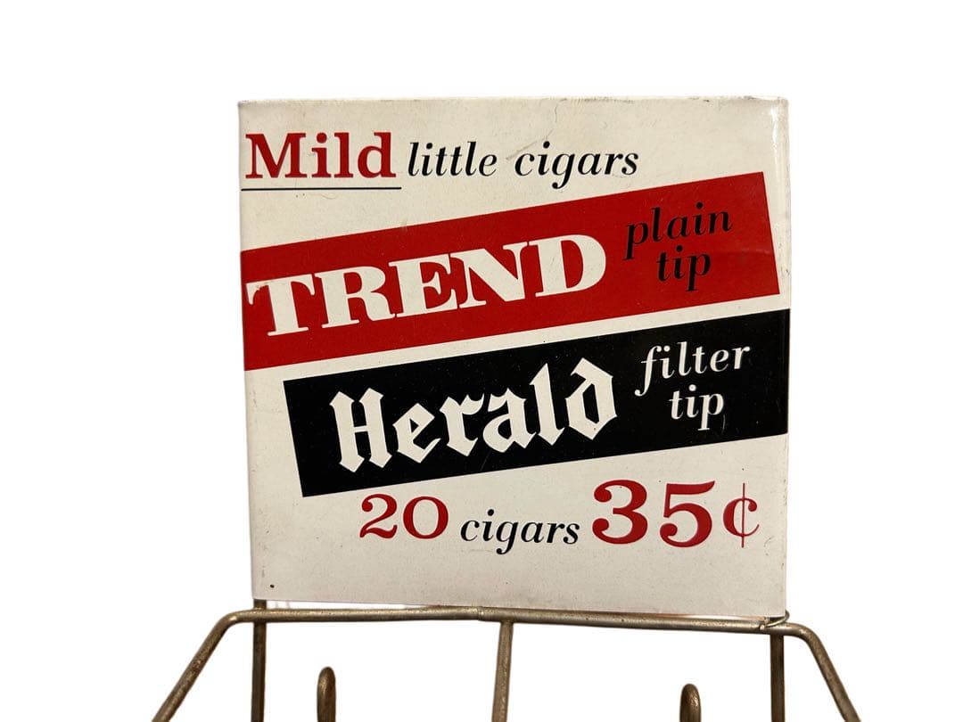 50s ビンテージ TREND シガレット 陳列棚 卓上 店舗什器 ディスプレイ