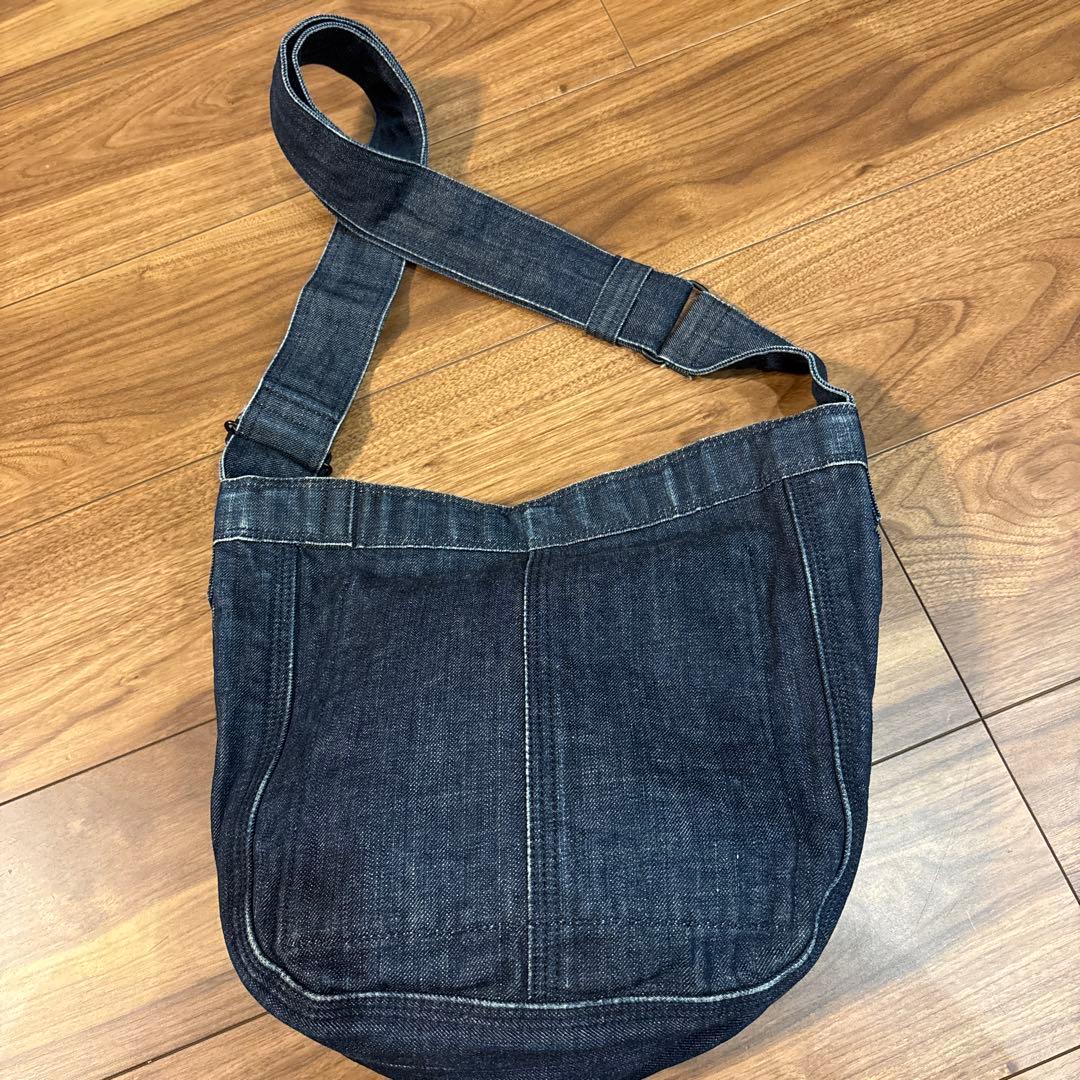 【美品】PORTER ポーター デニムキャンパス ショルダーバッグ リーバイス