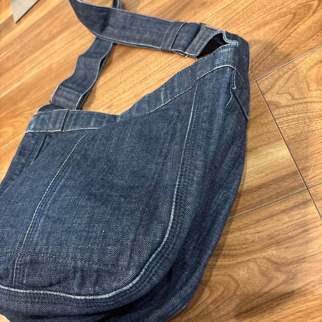 【美品】PORTER ポーター デニムキャンパス ショルダーバッグ リーバイス