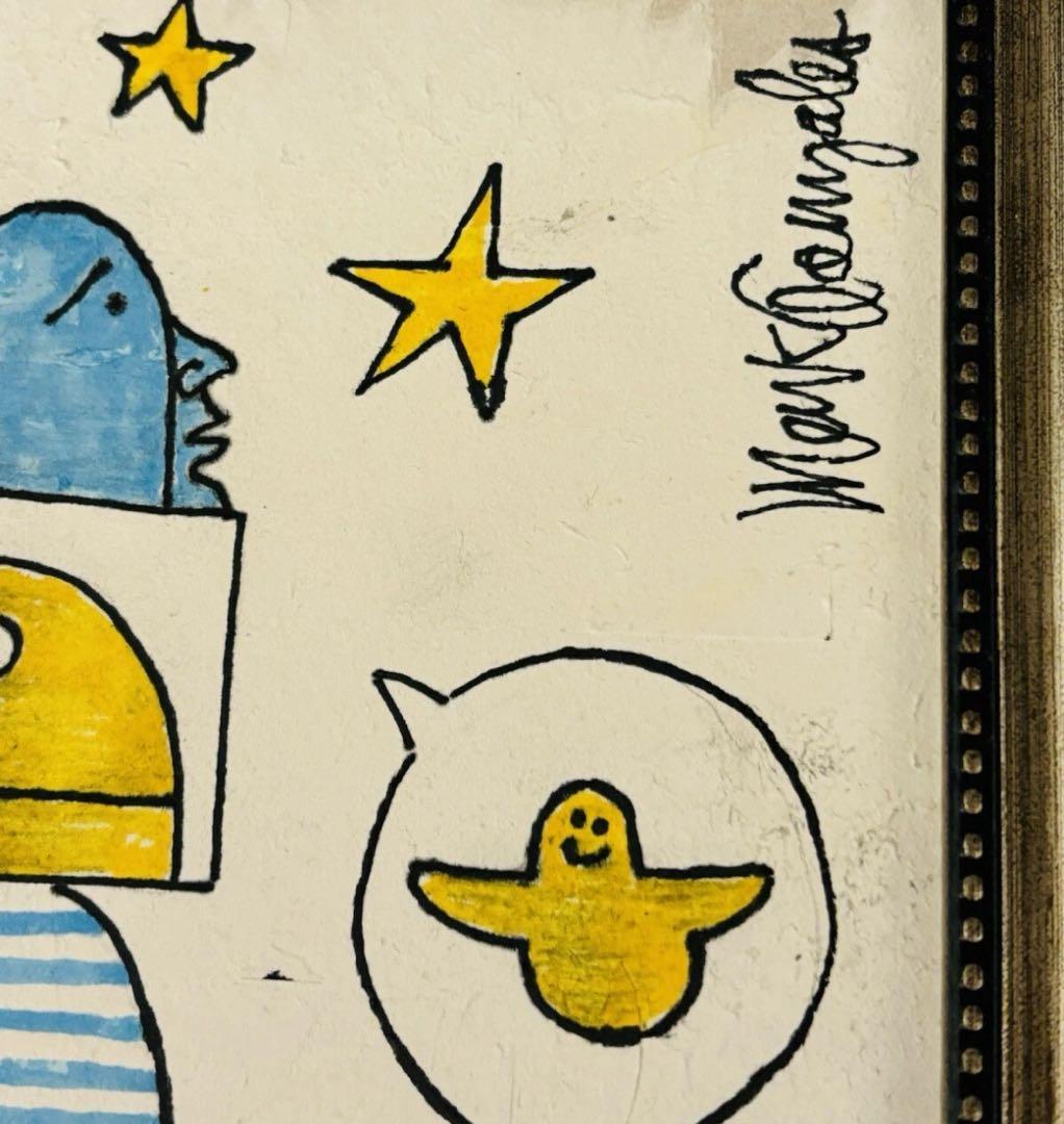 mark gonzales マークゴンザレス 原画 アート 額入　gonz