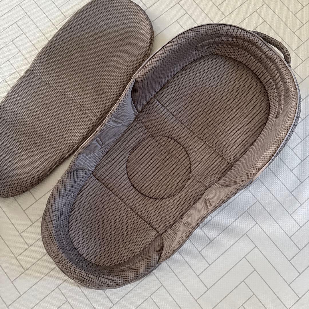 【6/21値下げ】ネオママイズム　ベビーベッドインベッド　グレー メッシュ