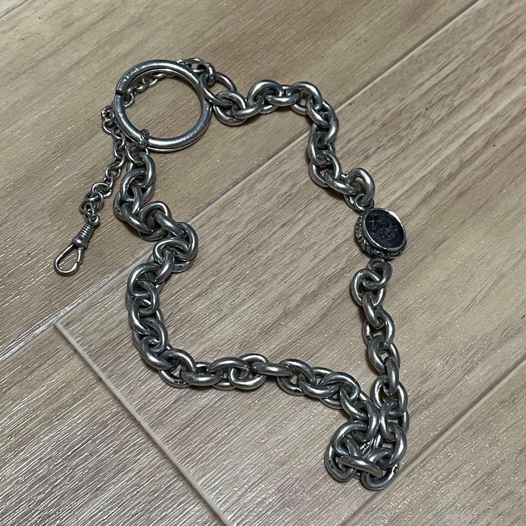 【希少レア】シルバー 925 ウォレットチェーン アメカジ ヴィンテージ