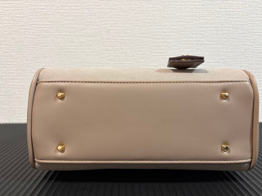 バッグ Herlipto Suede Mini Boston Bag