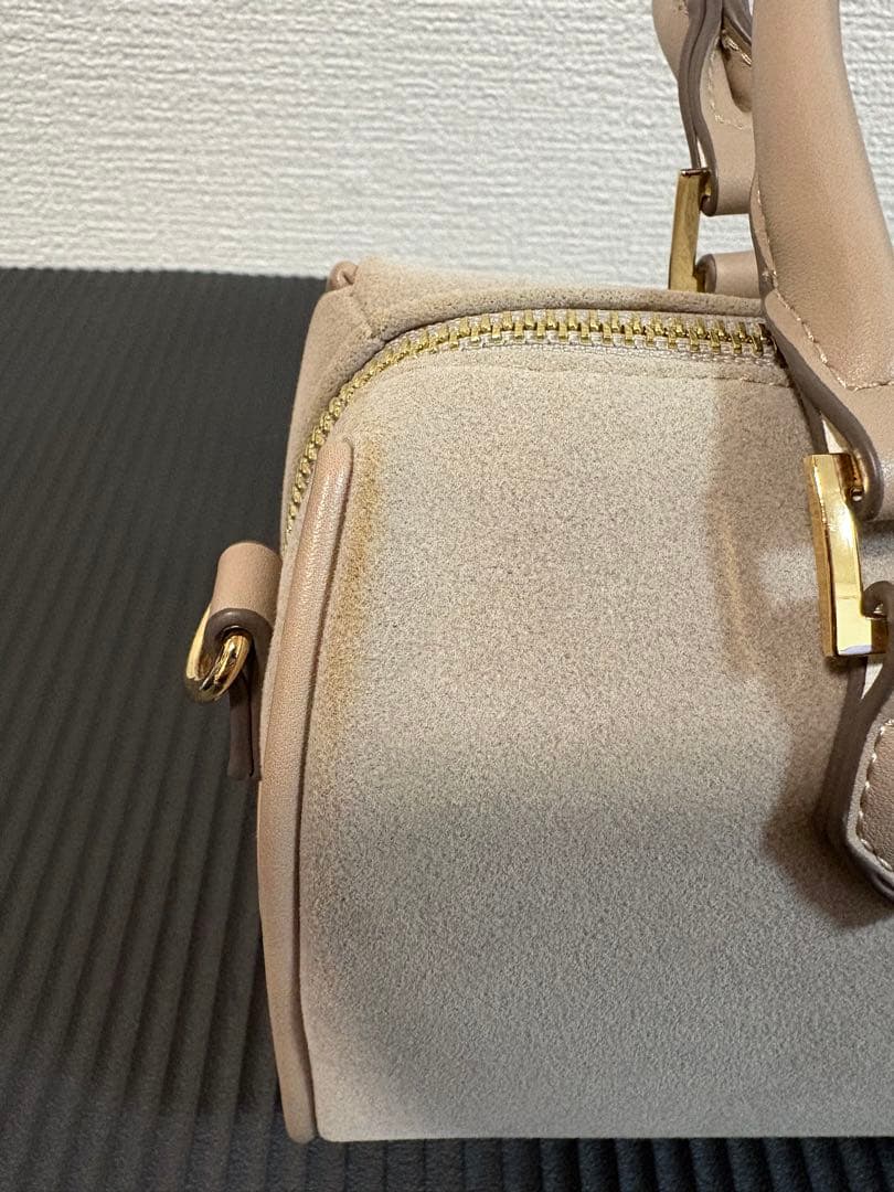 バッグ Herlipto Suede Mini Boston Bag