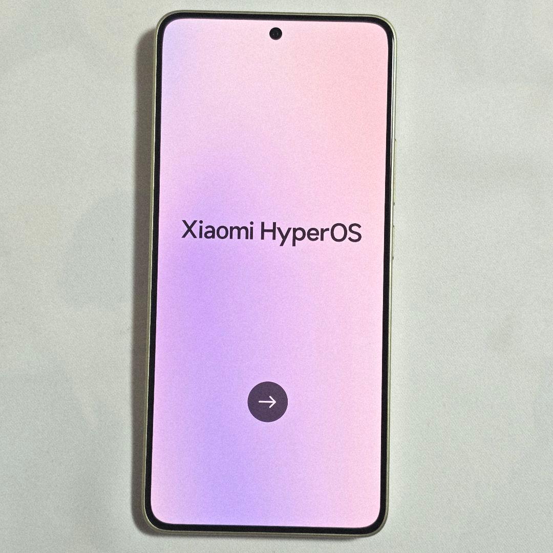 【美品】Xiaomi 14T レモングリーン 256GB au SIMフリー