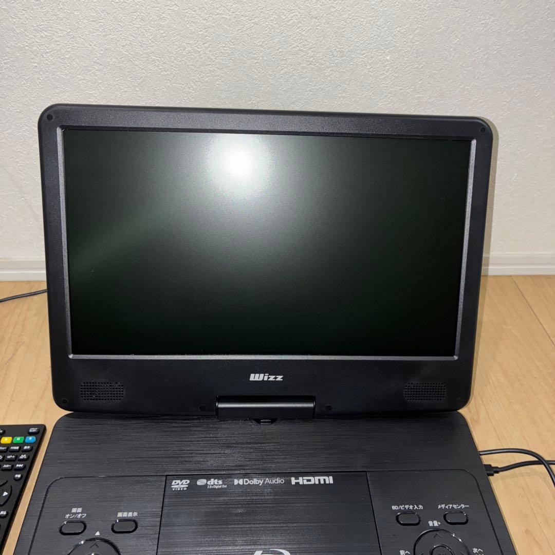 動作良好です！！Wizz ポータブルブルーレイプレーヤー14インチ大画面