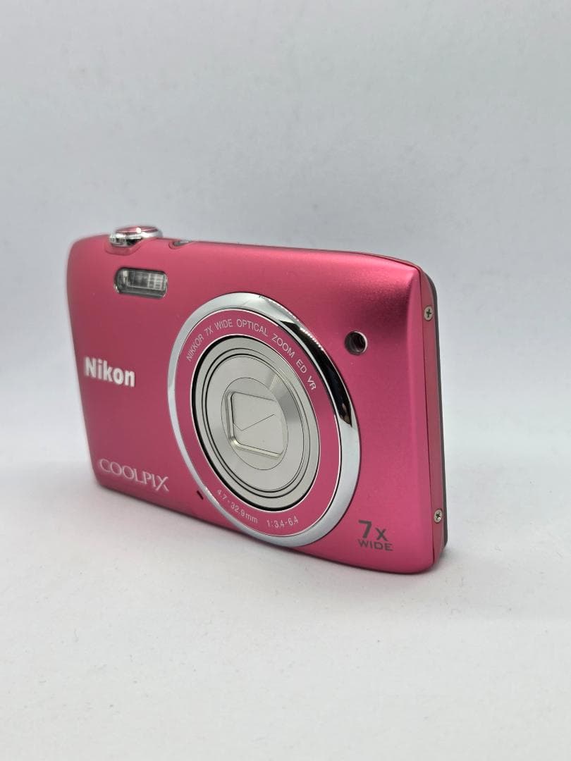 【美品】【スマホ転送OK】ニコン Nikon COOLPIX S3500 ピンク