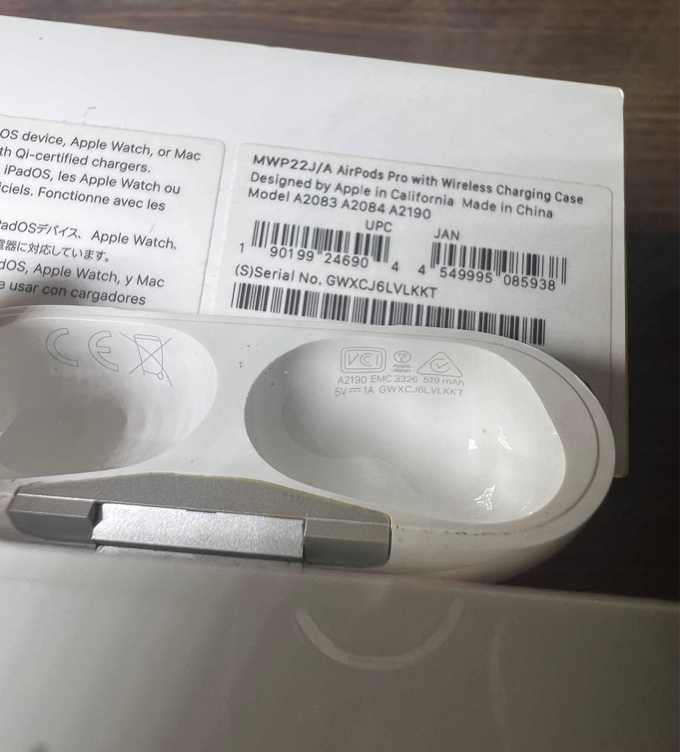 Apple AirPods Pro イヤホンセットあアップル正規品 正常動作品