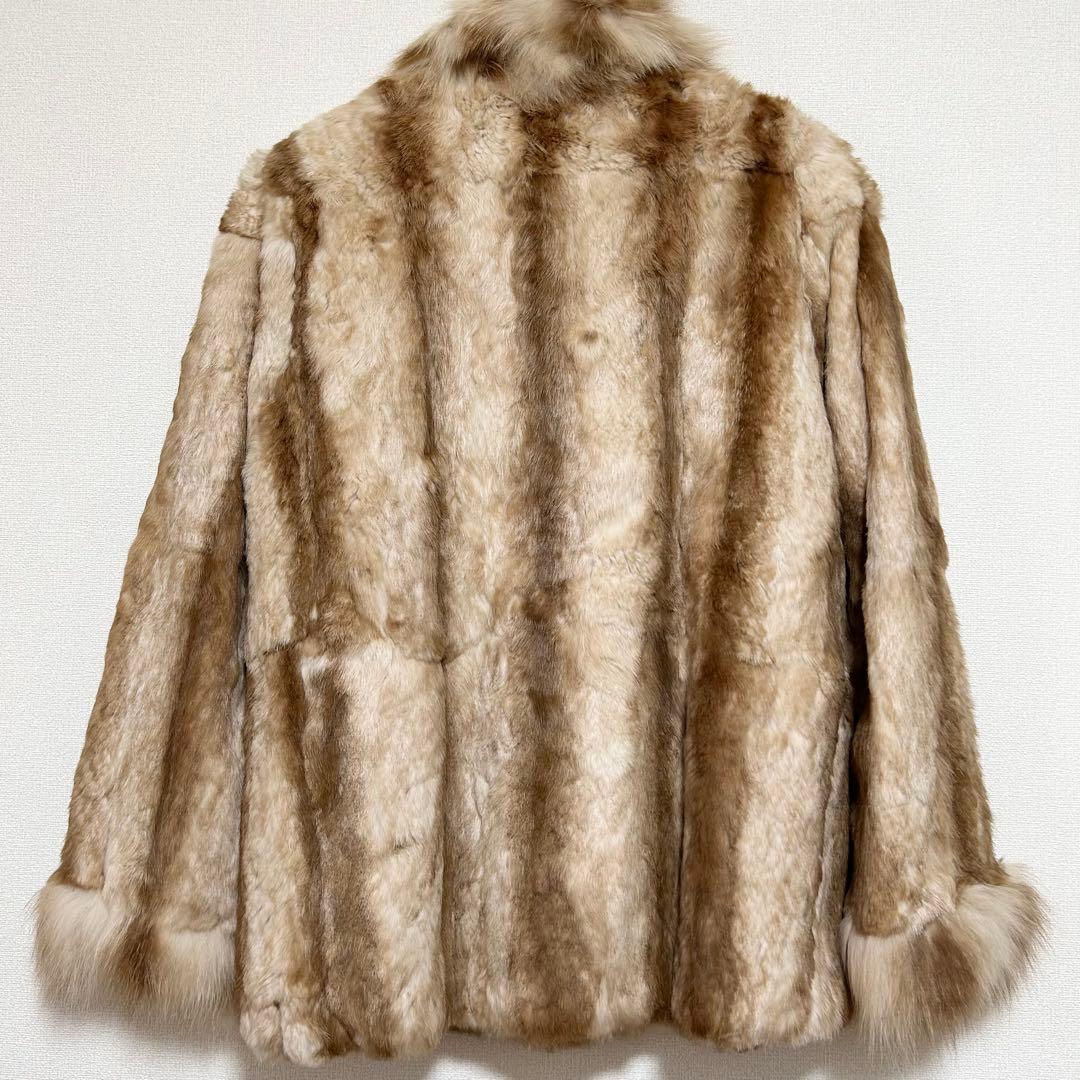 ✨激レア✨バルマン ファーコート リバーシブル シルク ブルーフォックス