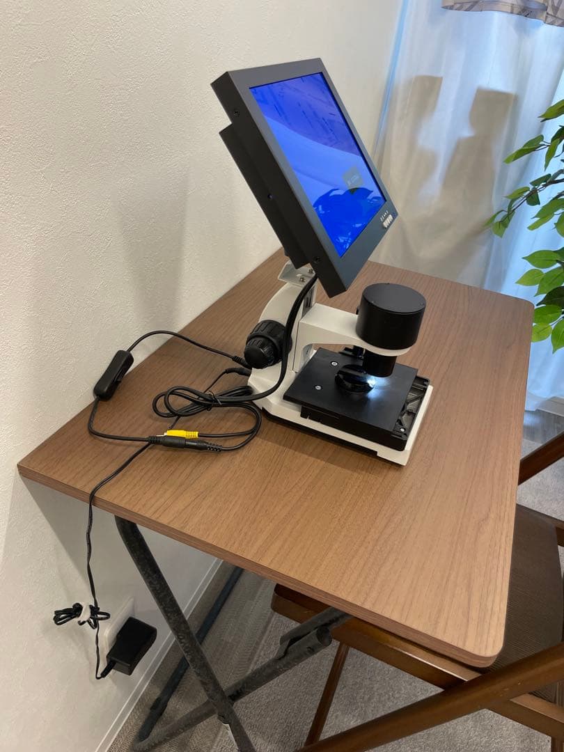 顕微鏡 本体 15インチ ディスプレイ