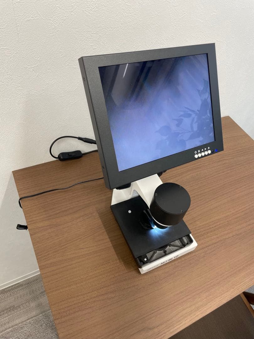 顕微鏡 本体 15インチ ディスプレイ