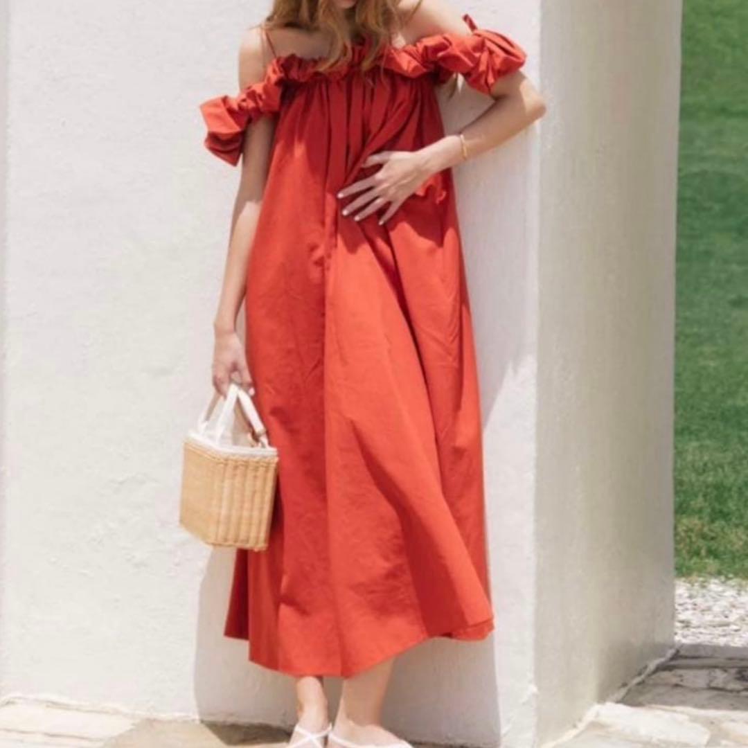 t*i様 THE TOÉ Erie Frills Onepieceレッド