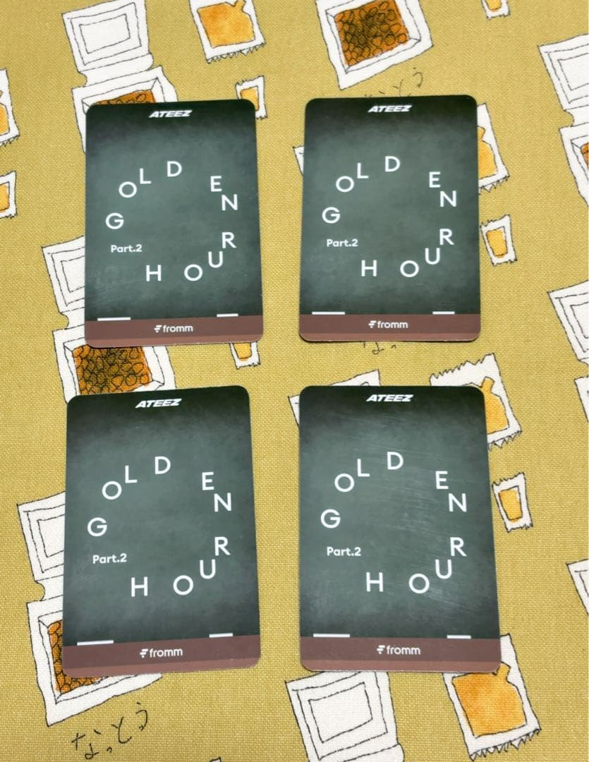 ATEEZ golden hour fromm 特典 ユニットトレカ