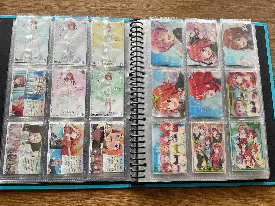 五等分の花嫁 カード・バインダー付き