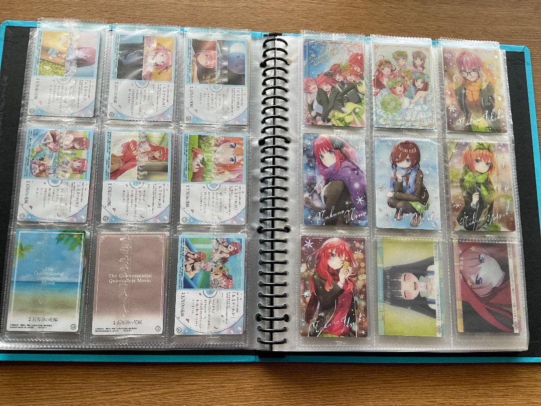 五等分の花嫁 カード・バインダー付き