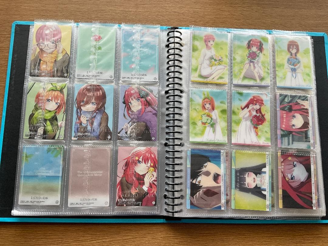 五等分の花嫁 カード・バインダー付き