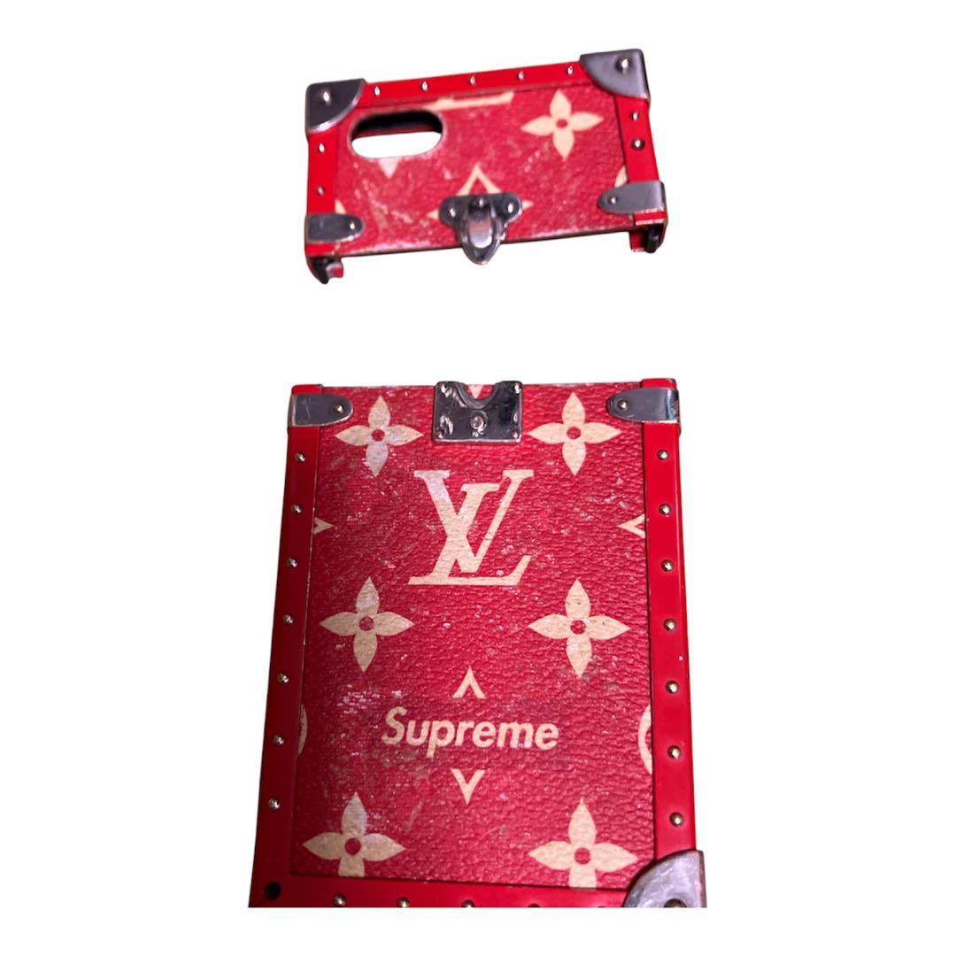 Louis Vuitton Supreme iPhoneケース　鑑賞用