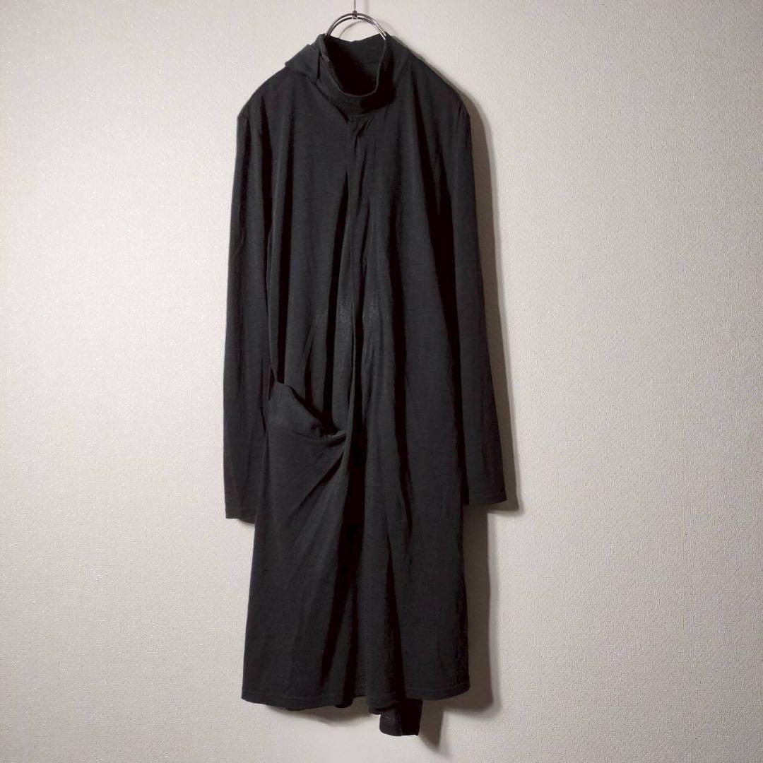 ヨウジヤマモトプリュスノワール ロングワンピース ウール 変形 ベルト
