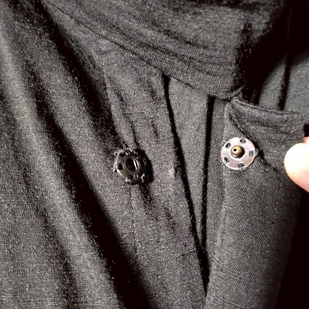 ヨウジヤマモトプリュスノワール ロングワンピース ウール 変形 ベルト