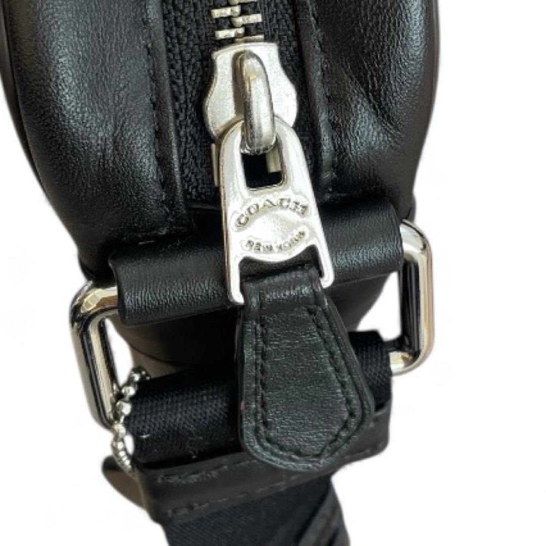 【未使用級】COACH　コーチ　ダークブラウン　ショルダーバッグ　シグネチャー