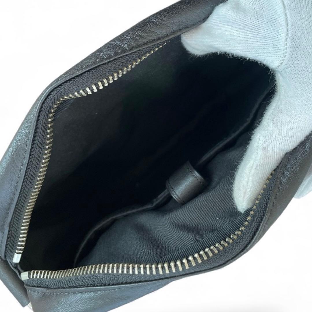 【未使用級】COACH　コーチ　ダークブラウン　ショルダーバッグ　シグネチャー