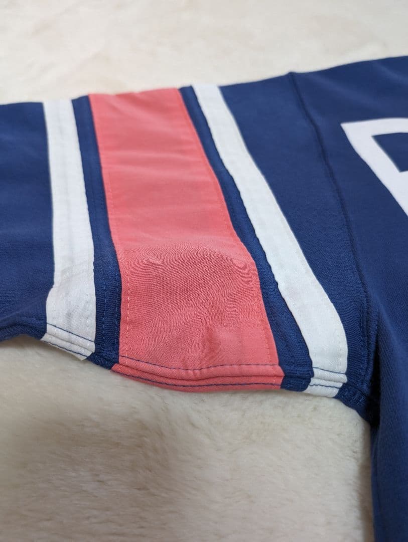 【未使用】ラルフローレン　ロゴ　刺繍　スエット　トレーナー　青　ビッグロゴ