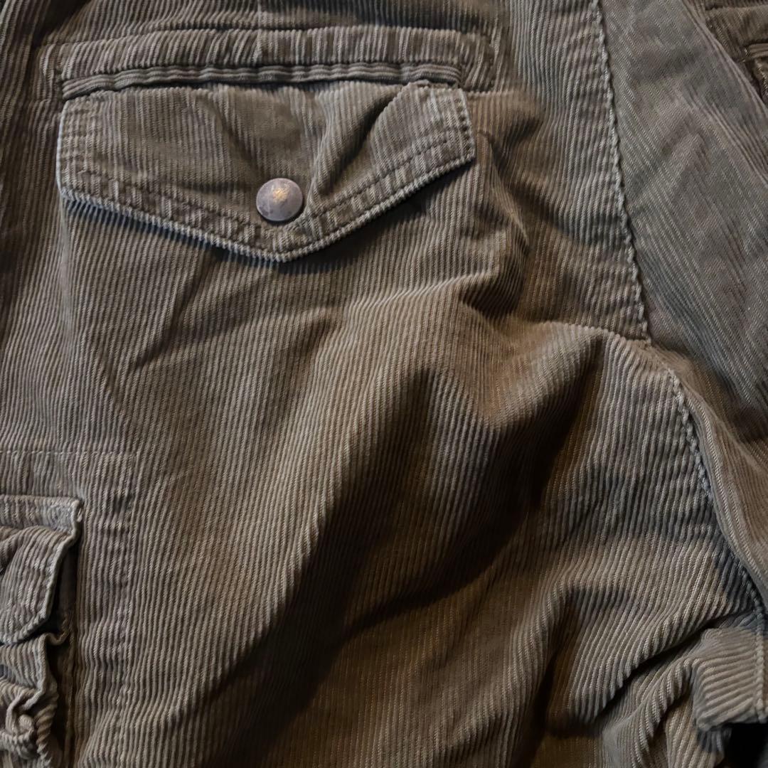超希少　90s〜00sラルフローレン　コーデュロイ　パラシュートパンツ32/30