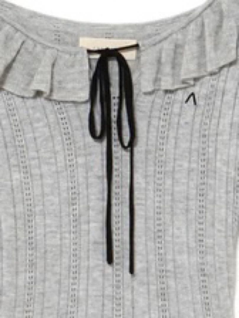 新品ANDMARY Hana knit mini dress